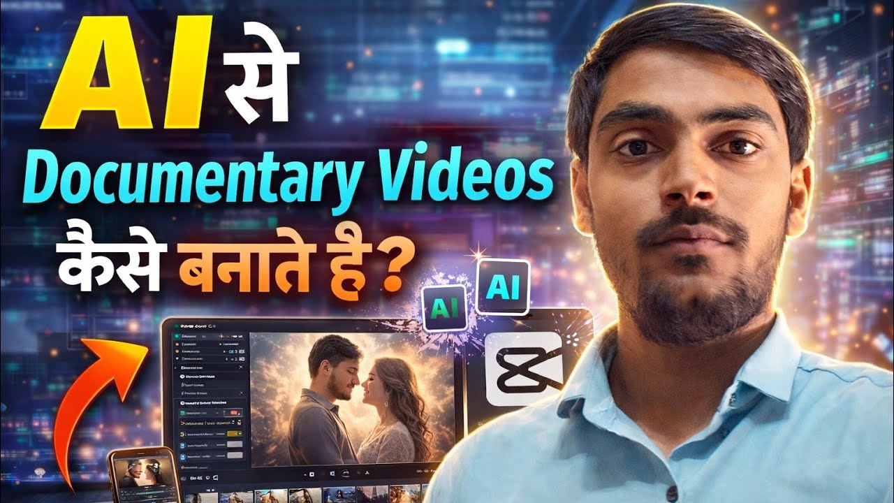 AI Documentry keise banaye 👉 Impossible Love Story | Insaan Aur Afsara Ka Pyaar | Hindi Documentary