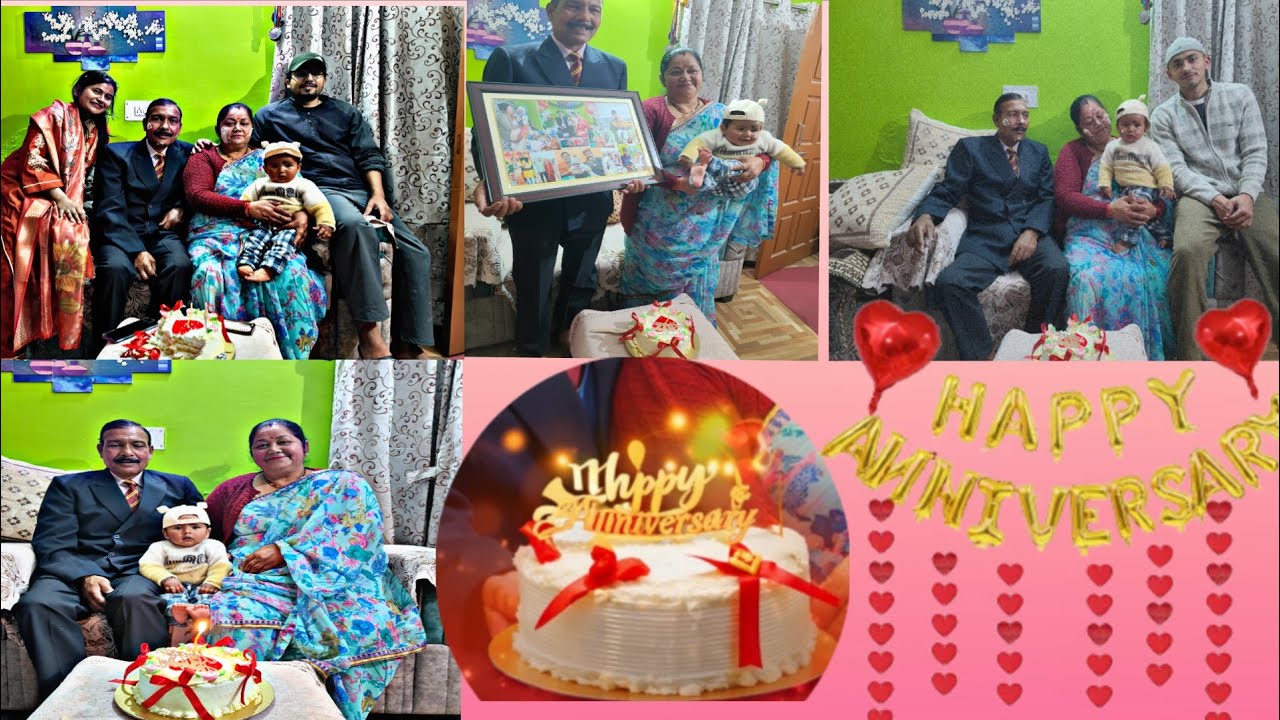 Grandparents Anniversary Celebration 💕 Cake Cutting & Family Time