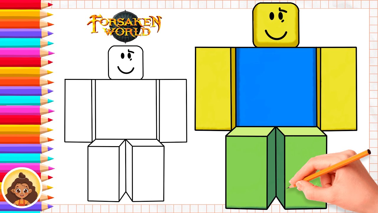 How to Draw Noob | from Forsaken