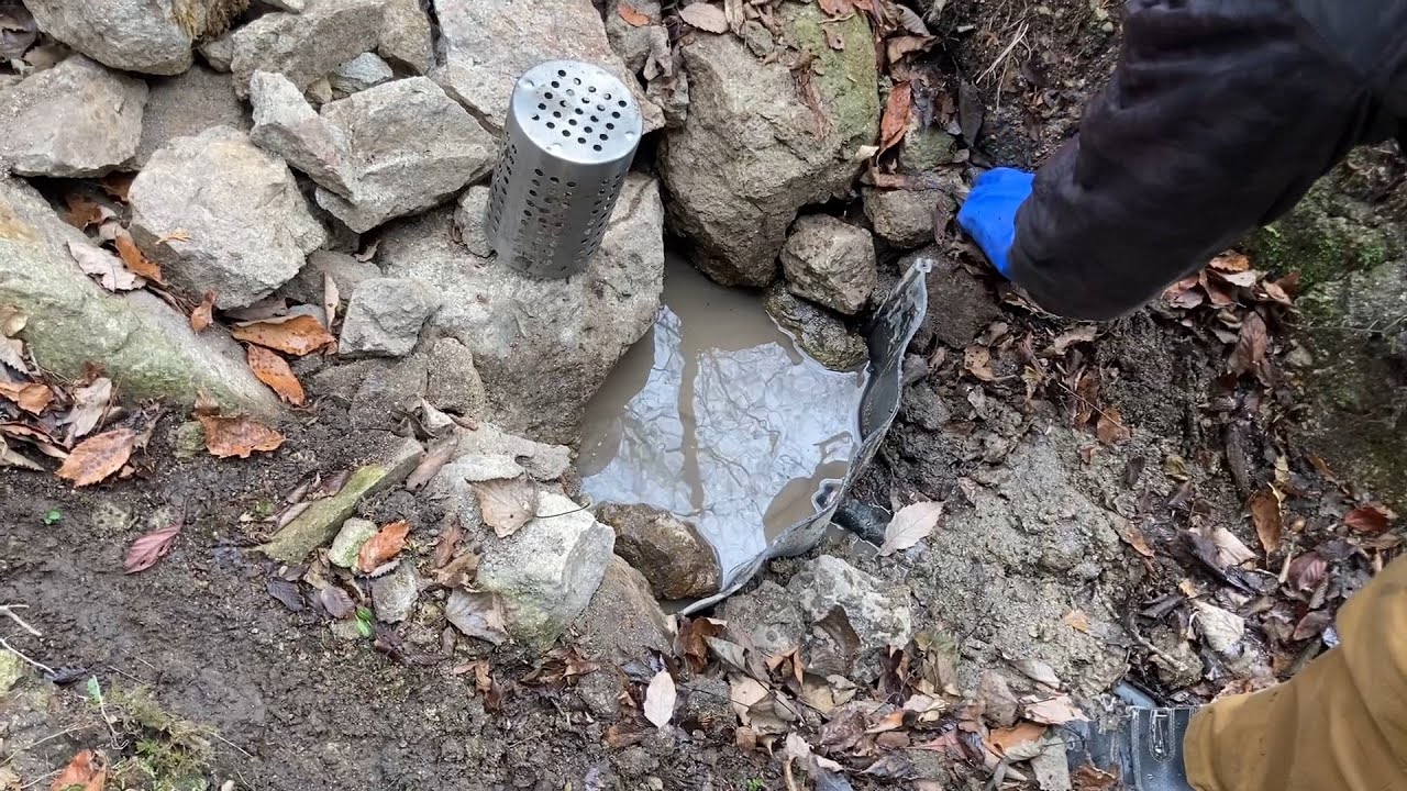 家の水源を掃除しました【オフグリッド】【山林】