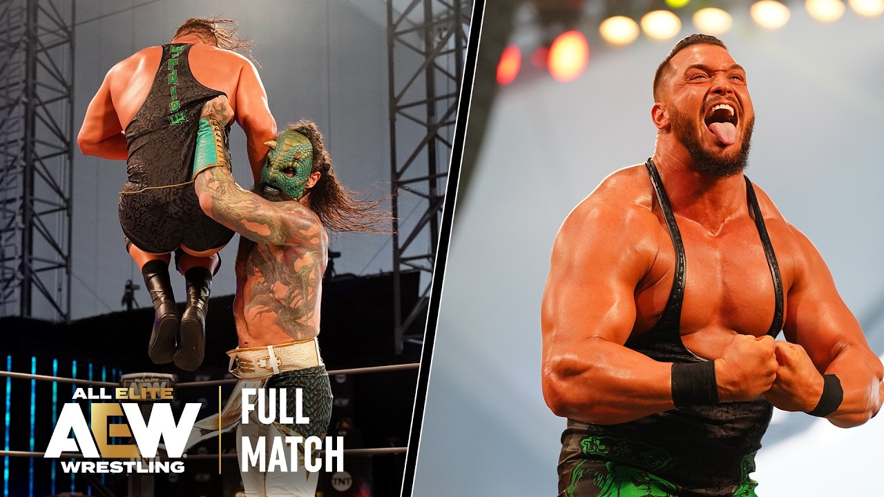 FULL MATCH: Wardlow vs Luchasaurus - Lumberjack Match | AEW Dynamite, 6/24/20