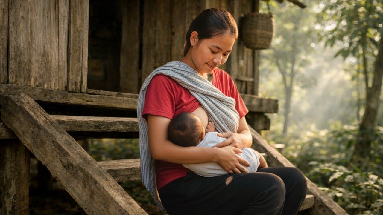 It's unbelievable. A Young Mother Raising Her Child Alone Amidst Nature/Building a Farm from Scratch