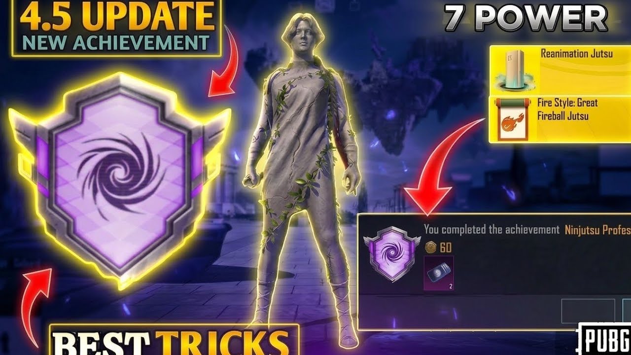 How to Complete the (Ninjutsu Professor) Achievement in PUBG 4.5 UPDATE (Fast & Easy)