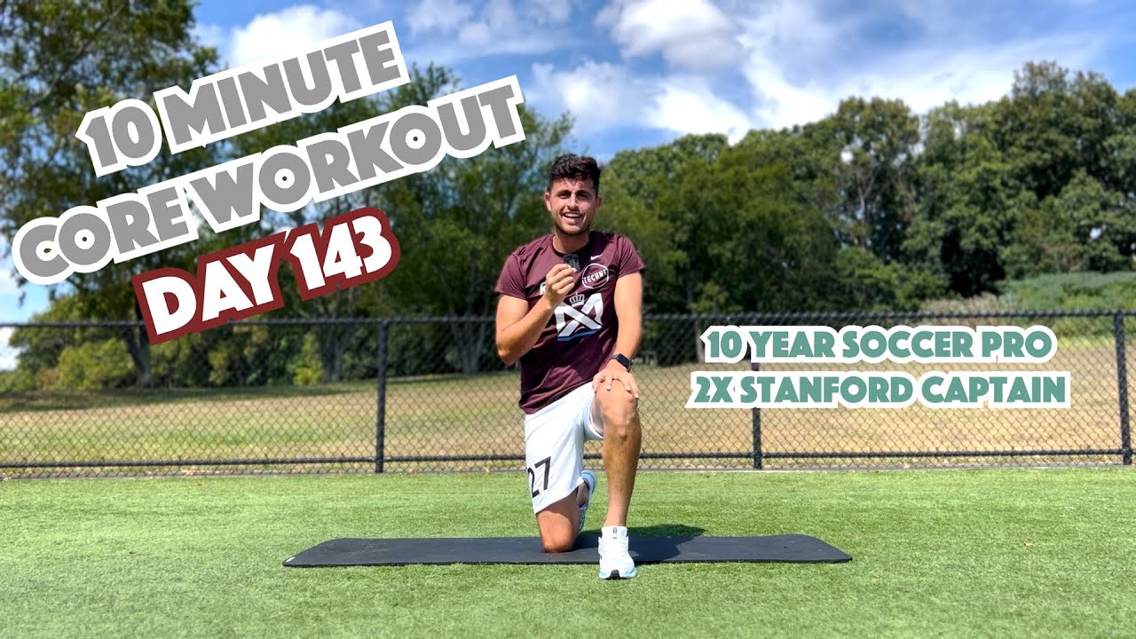 10 Minute CORE Workout (No Equipment) - Day 143