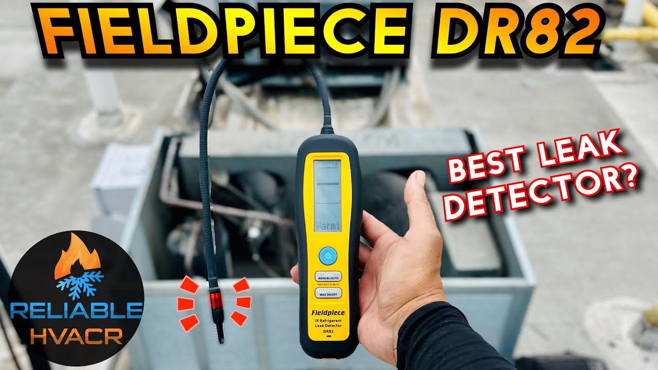 Leak Search & Repair w/ the Fieldpiece DR82 Infrared Leak Detector