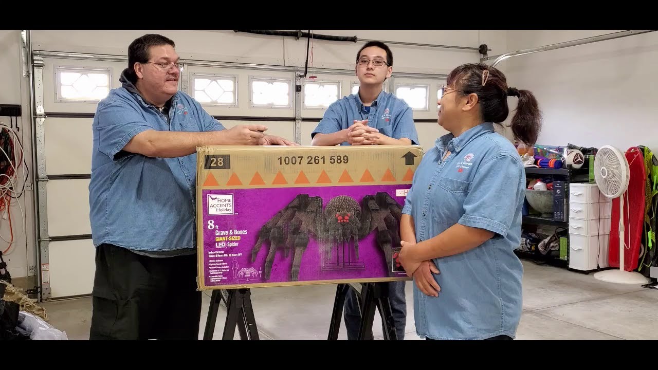 Review of the Home Depot Spider for Halloween!