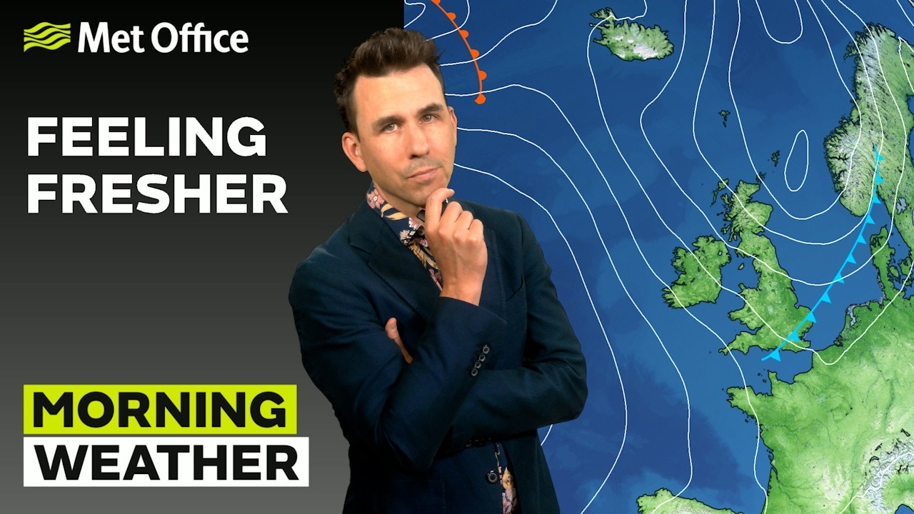 15.09.2026 &mdash; Грядут дожди &mdash; Утренний прогноз погоды в Великобритании &mdash; Met Office Weather