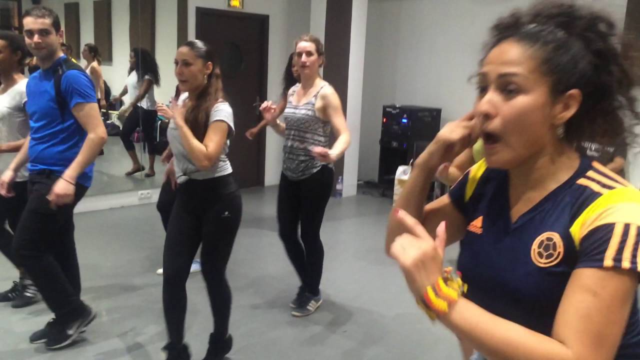 1er cours intermédiaire de salsa caleña de CALISABOR 2016-2017 Paris France avec Francy Barahona