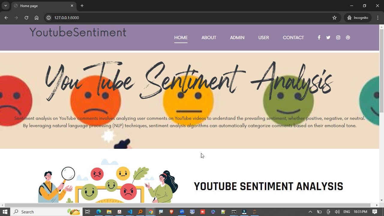 YouTube Vibes – Real-Time YouTube Sentiment Analysis with API Integration using AI and ML | CB1306