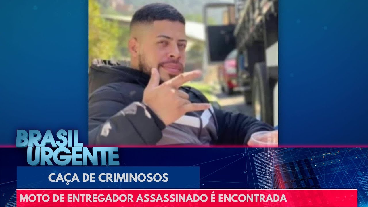 Moto de entregador assassinado é encontrada; polícia caça criminosos | Brasil Urgente