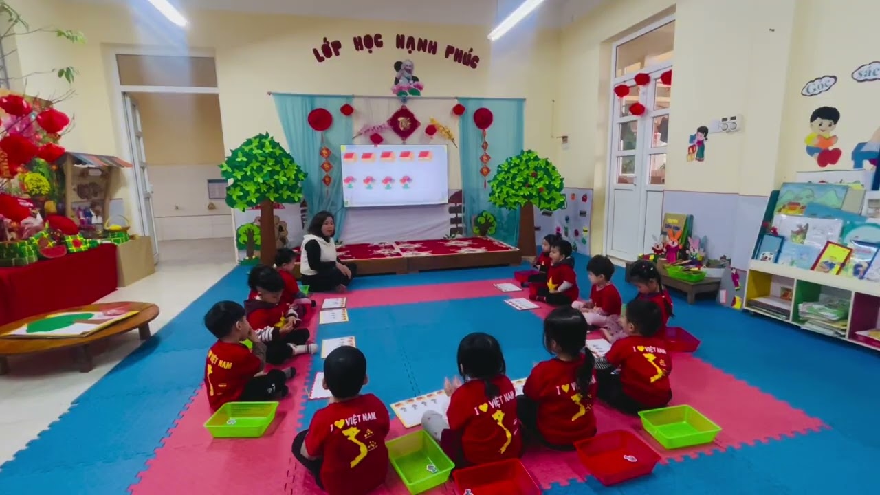 Hoạt động “Làm quen với toán. Đếm trên  đối tượng trong phạm vi 5.  NB số lượng trong phạm vi 5