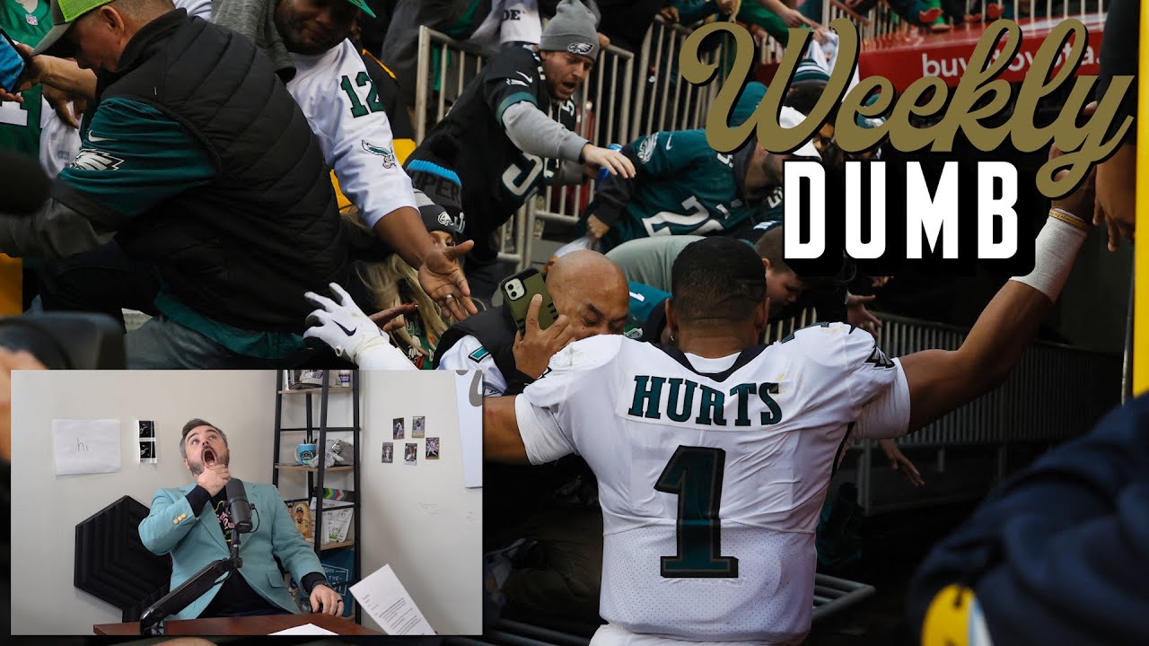 Fans fall on Jalen Hurts & Raining fish in Texas | Weekly Dumb