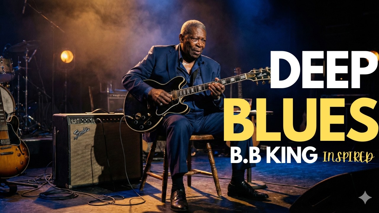 🔴 Live Slow Blues Guitar – Relaxing Music for Sleep, Peace & Night Vibes