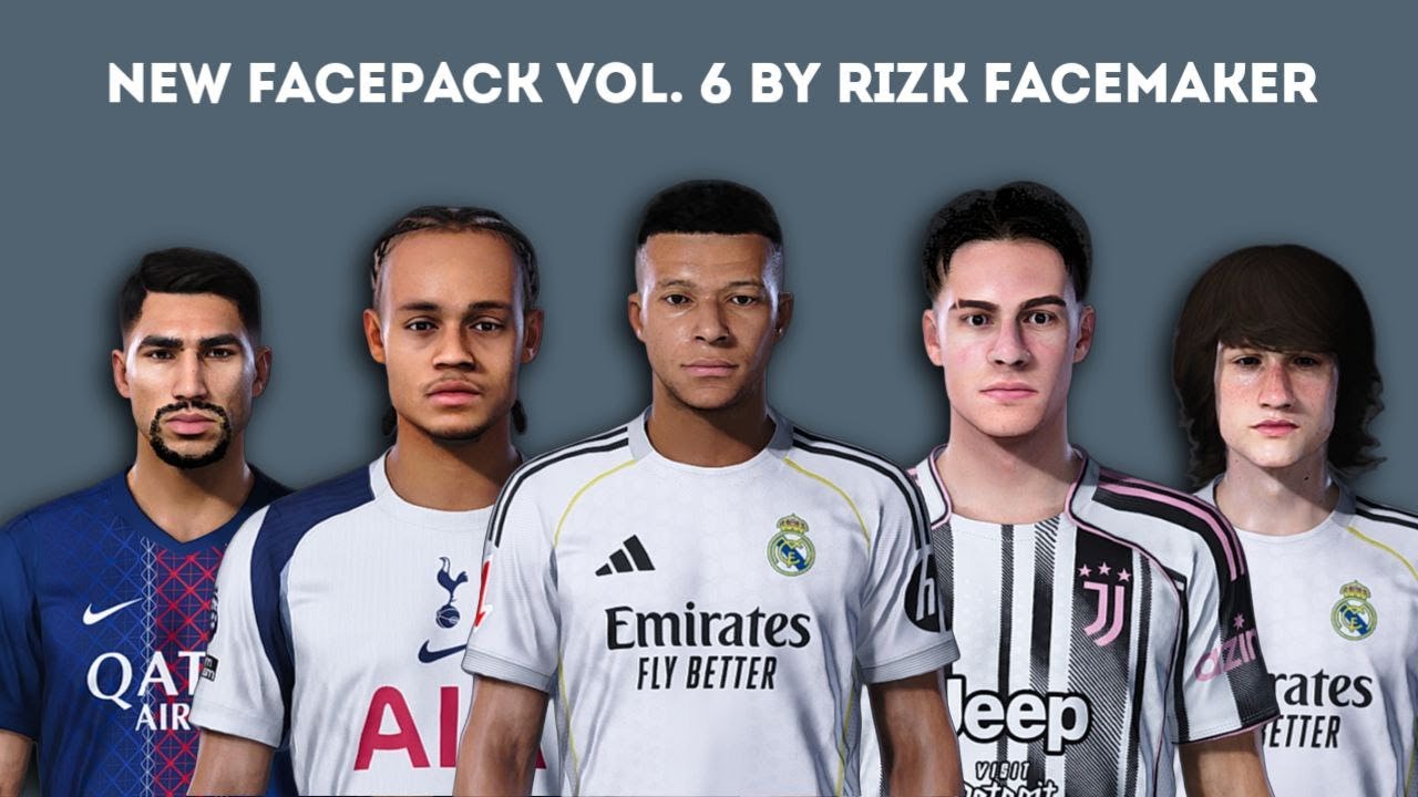FacePack Update Vol 6 - Pes 2021 & Fl 2026