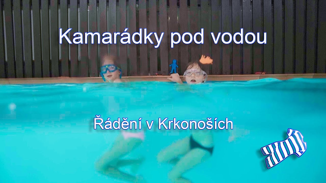Podvodní natáčení – kamarádky z Plaváčku Krkonoše | Karel Fiala – natáčení pod vodou