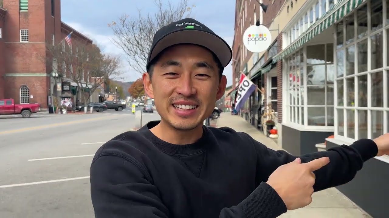 Exploring the gorgeous downtown of Bellows Falls, Vermont!
