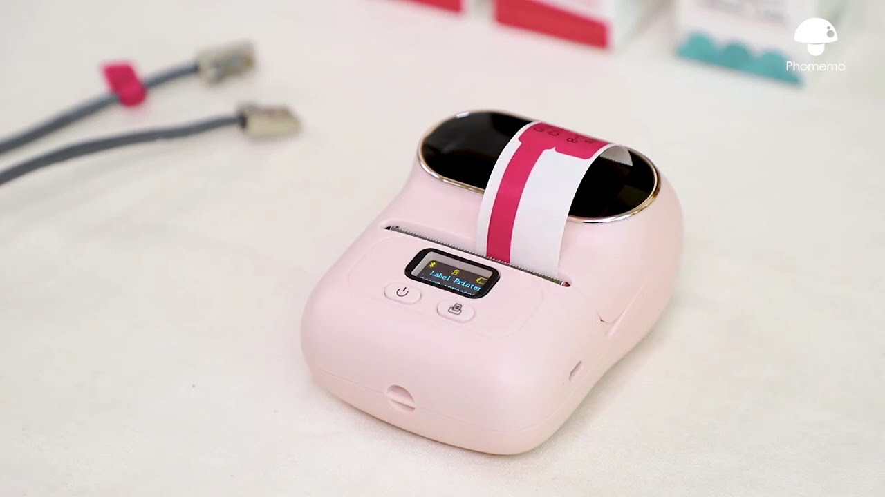 Phomemo M110 Tutorial: How to Use Label Maker M110 | Product Label/Cable Label/Name Tag/Jewelry Tag