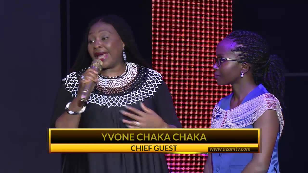 Kansiime Anne and Yvonne ChakaChaka on #iamkansiime stage. Kansiime Anne. African comedy