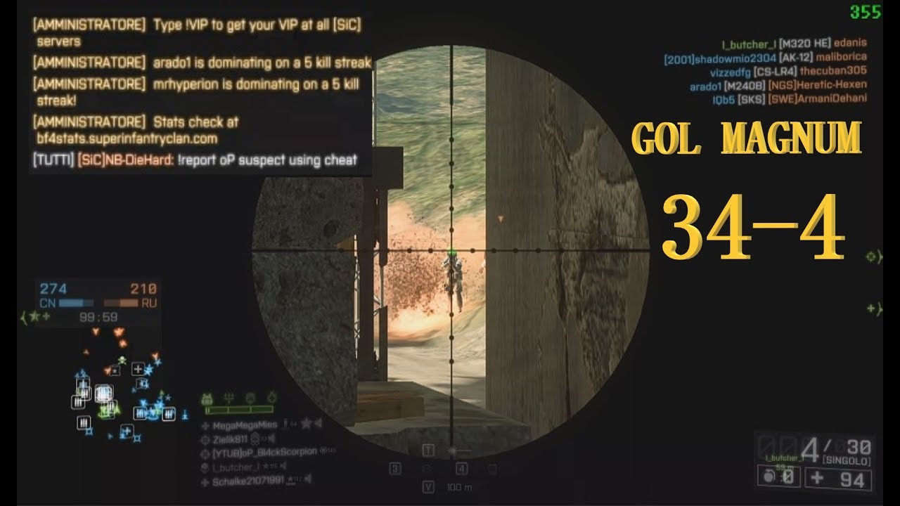 BF4 GOL MAGNUM 34-4 _ Battlefield 4 Deathmatch Gameplay [1440p 60fps]