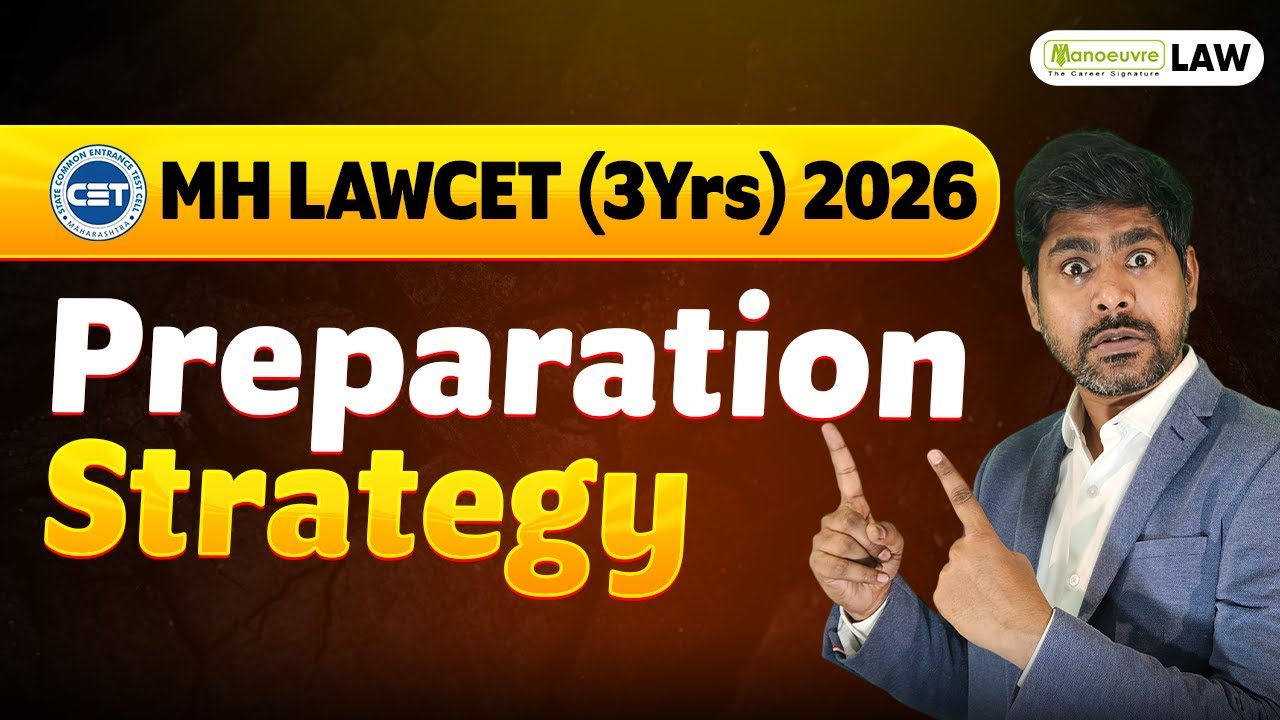 MH LAWCET (3 Yrs) 2026 : Preparation Strategy | Tips & Tricks