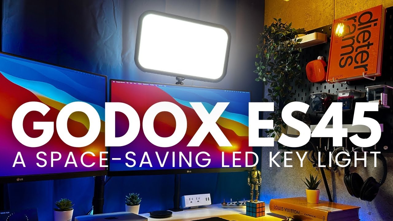 Budget Video Lighting - The Best Elgato Key Light Alternative? GODOX ES45 Unboxing & Review
