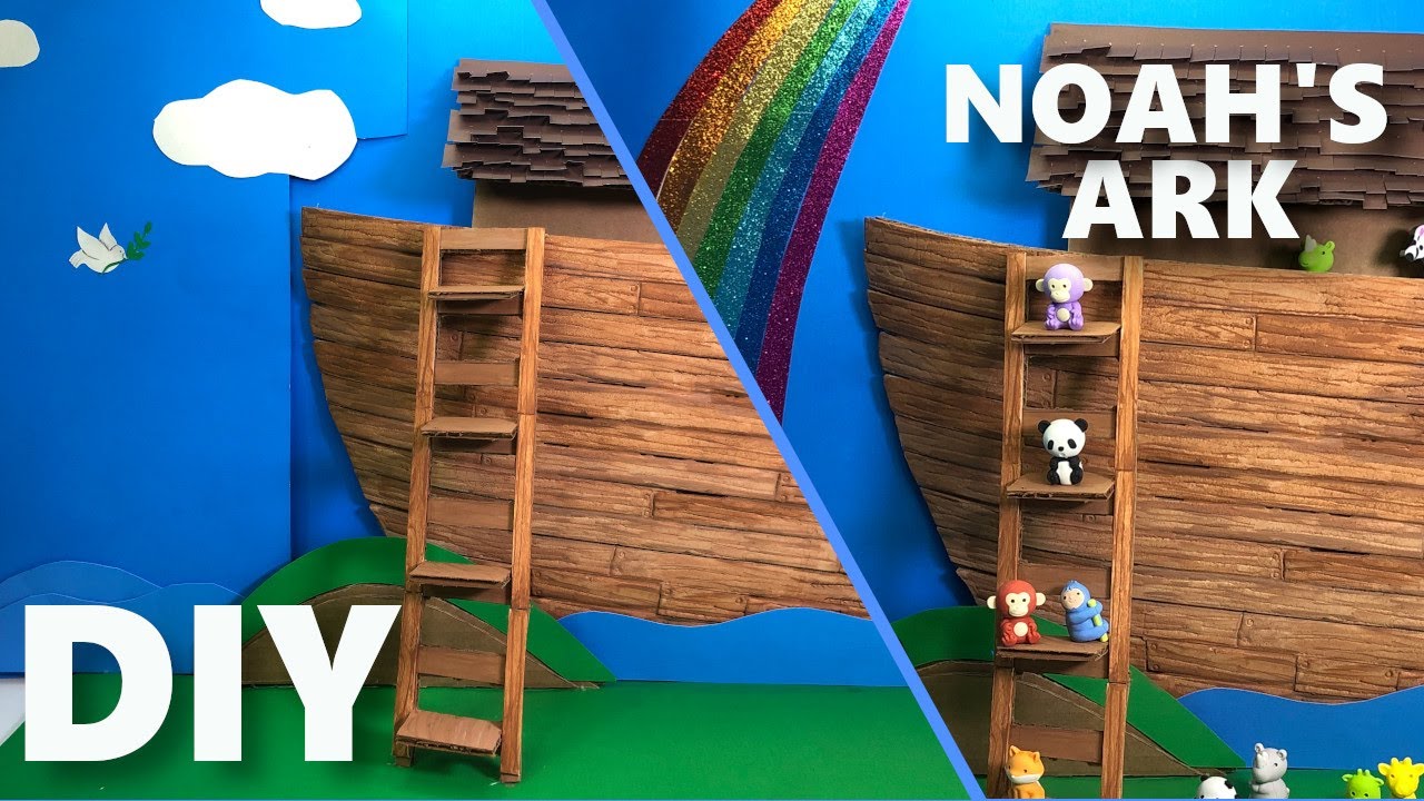 Building Noah's Ark with Cardboard! Interactive Sunday School Prop DIY