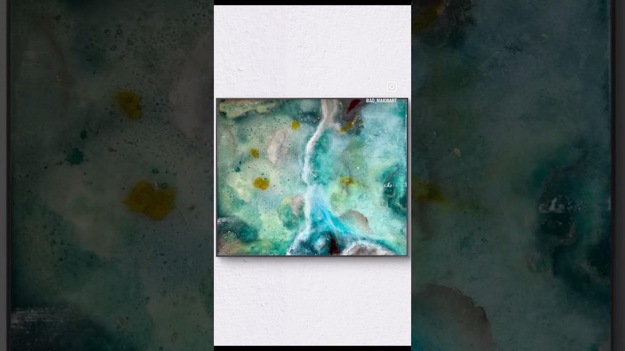 Quadro astratto tecnica mista acrilico texture resina #abstract painting mixed media #acrylic #resin