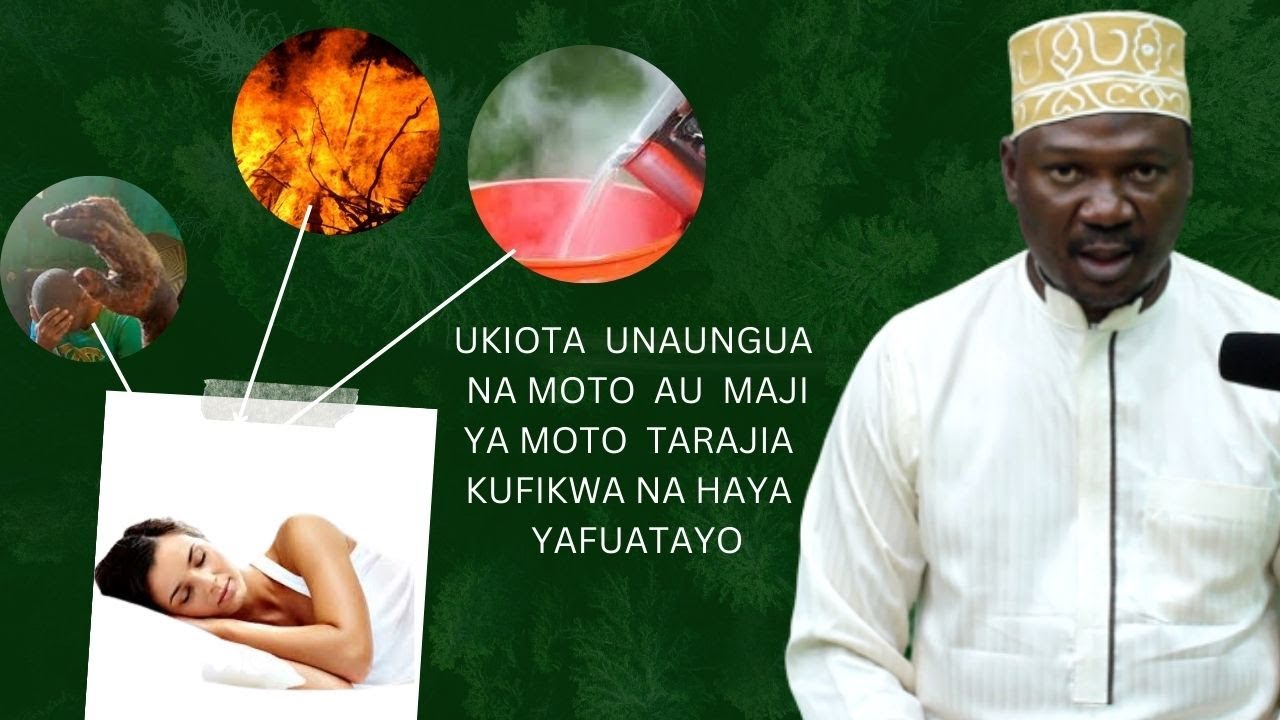 UKIOTA UNAUNGUA NA MOTO AU MAJI YA MOTO  TARAJIA  KUFIKWA NA HAYA  YA FUATAYO /SHEIKH ABUU JADAWI
