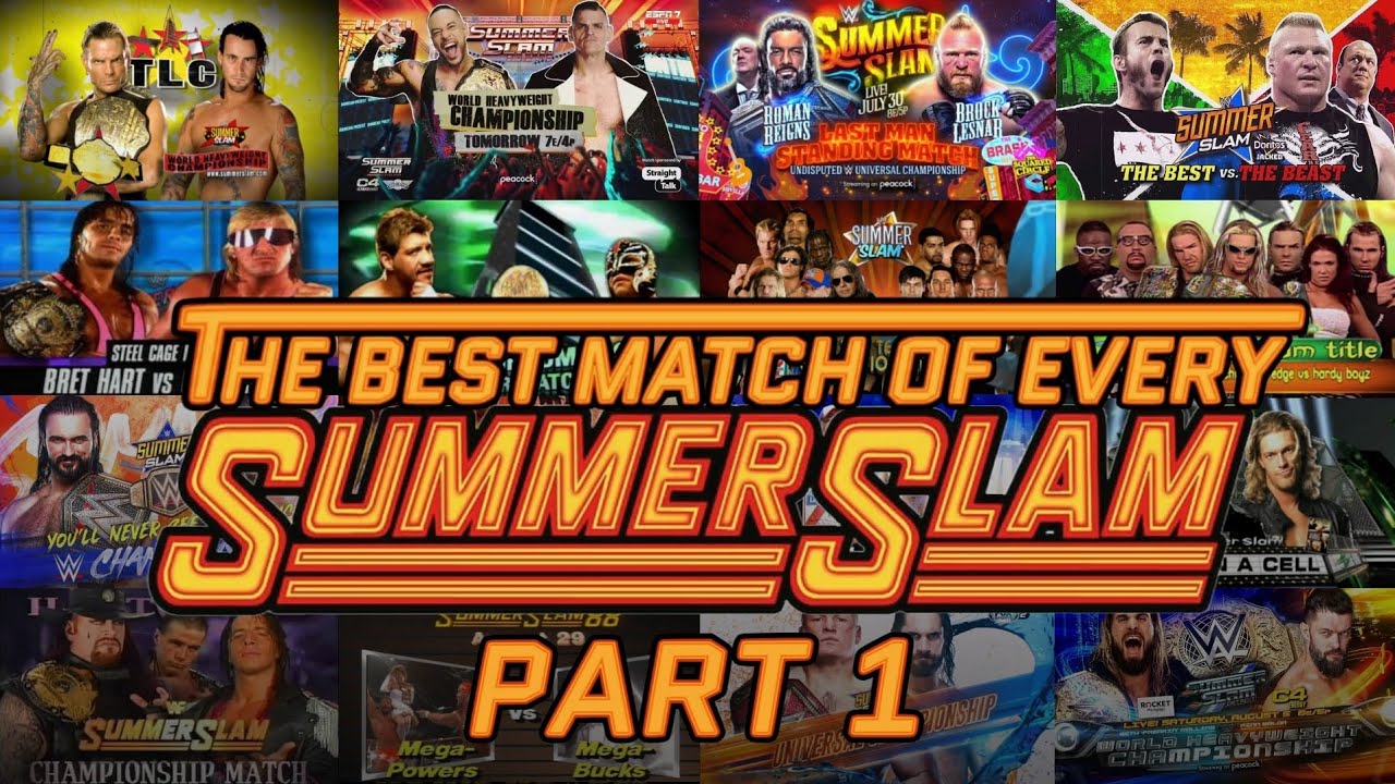 The Best Match of Every SummerSlam (1988-2024) part 1