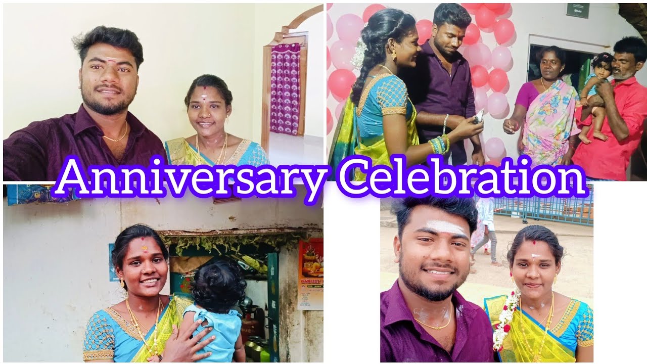 1st Wedding Anniversary ய சிறப்பா கொண்டாடியாச்சு | Saranya Manoraj