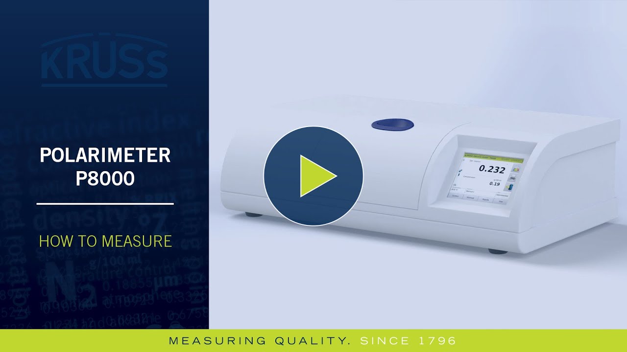 Polarimeter P8000 series &ndash; How to measure