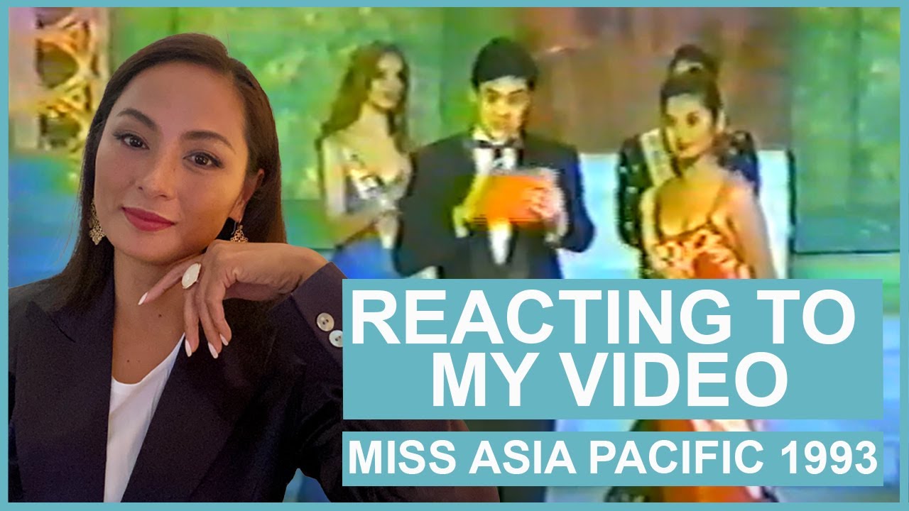 REACTING TO MY VIDEO (MISS ASIA PACIFIC 1993) | Michelle Aldana