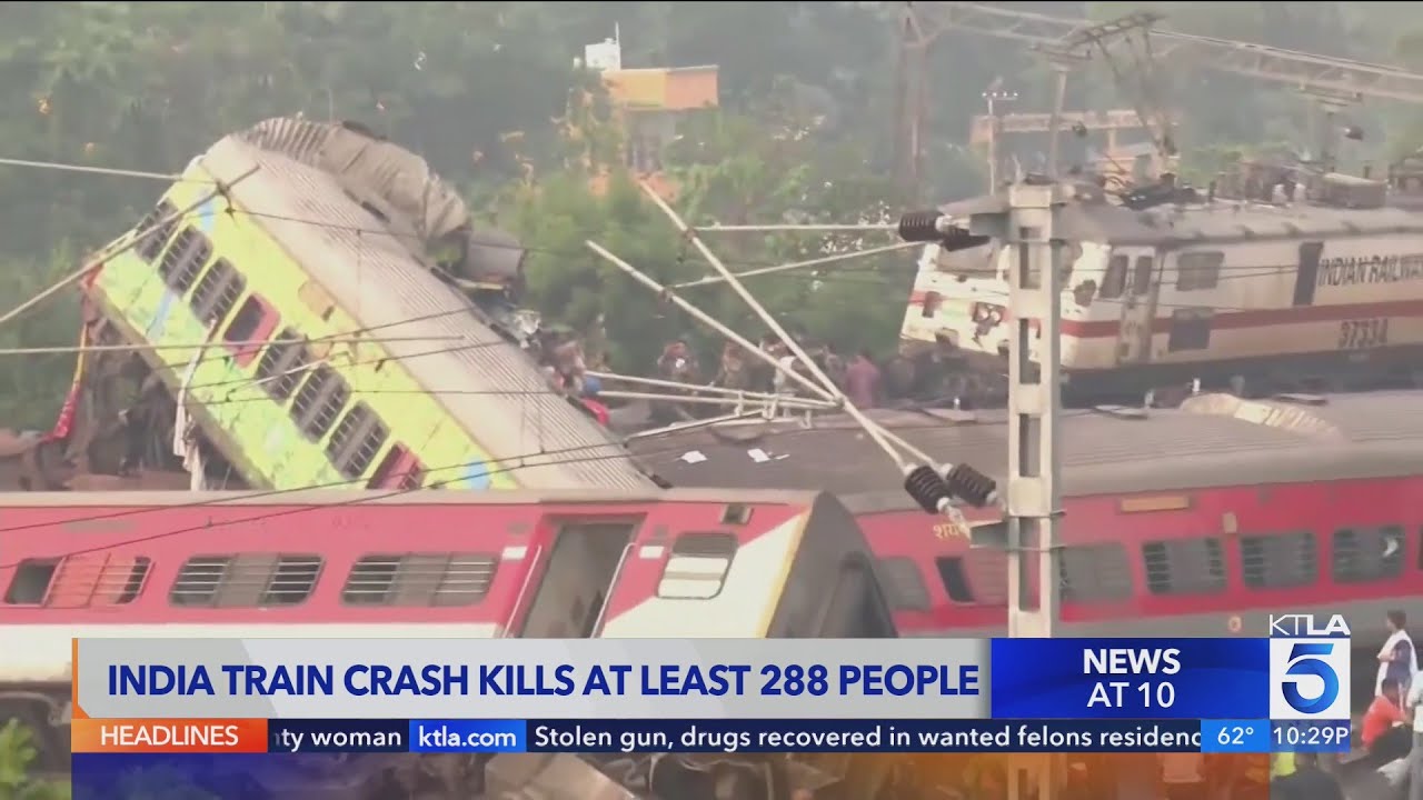 Hundreds dead in India train crash, the nation's worst rail disaster in decades