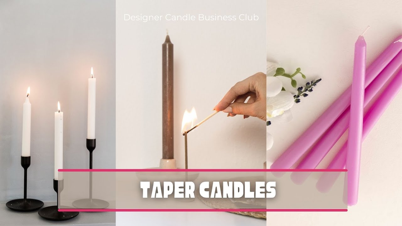 HOW TO MAKE BEAUTIFUL TAPER CANDLE MOLD / PILLAR CANDLES / DINING CANDLES / PACKAGING PILLAR CANDLES