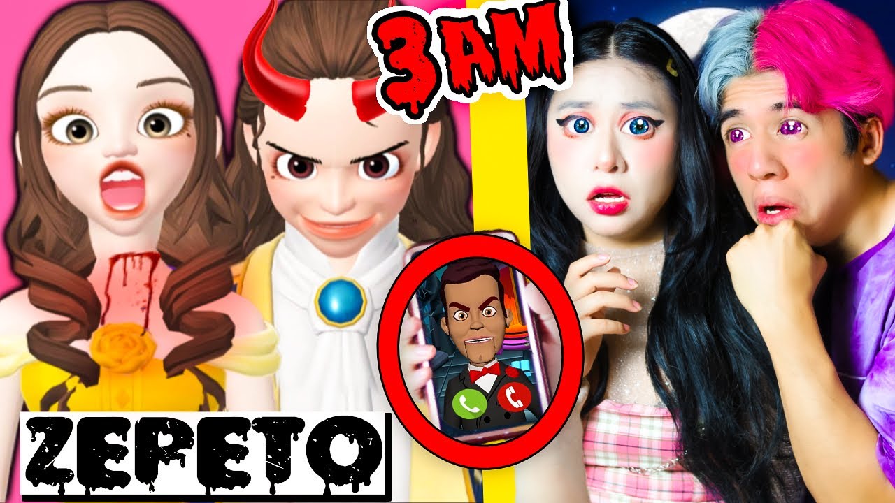 ZEPETO! jugador MALDITO que sabe TODO DE TI 😱 BELLA Y BESTIA 3AM! LADYBUG PROHIBIDO CHUCK E CHEESE