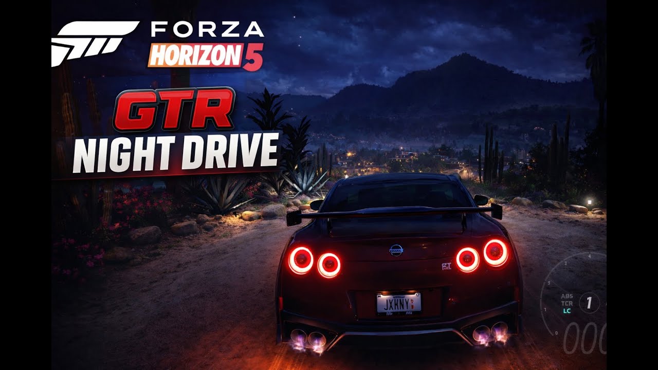 Forza 5 GTR R35 Night Drive