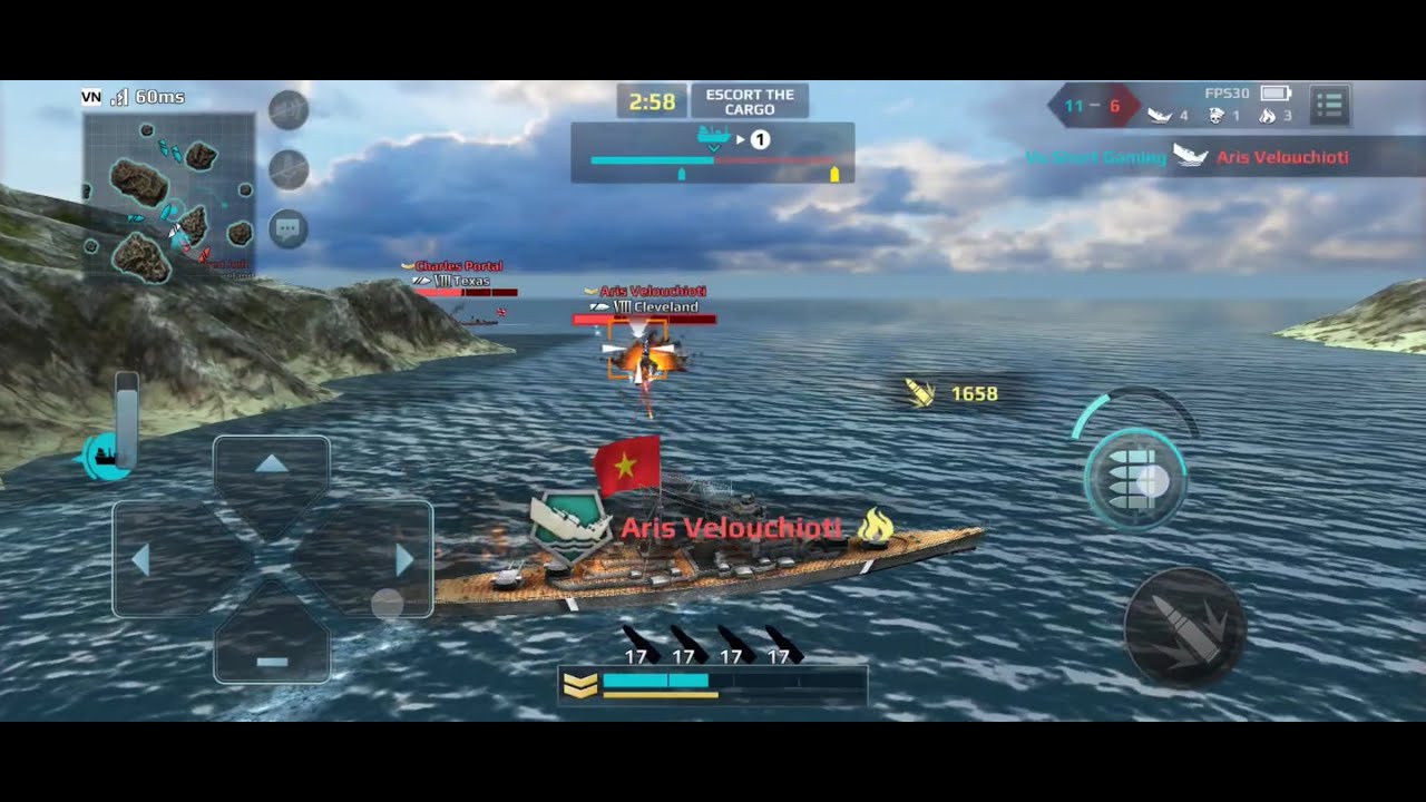{Warship Fury}: Những trận chiến căng thẳng hấp dẫn trên biển#youtube # Bismarck