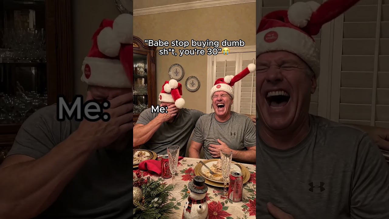 Comment &ldquo;hat&rdquo; if you want one🤣🎅 #funny #christmas #christmasgifts #funnygift