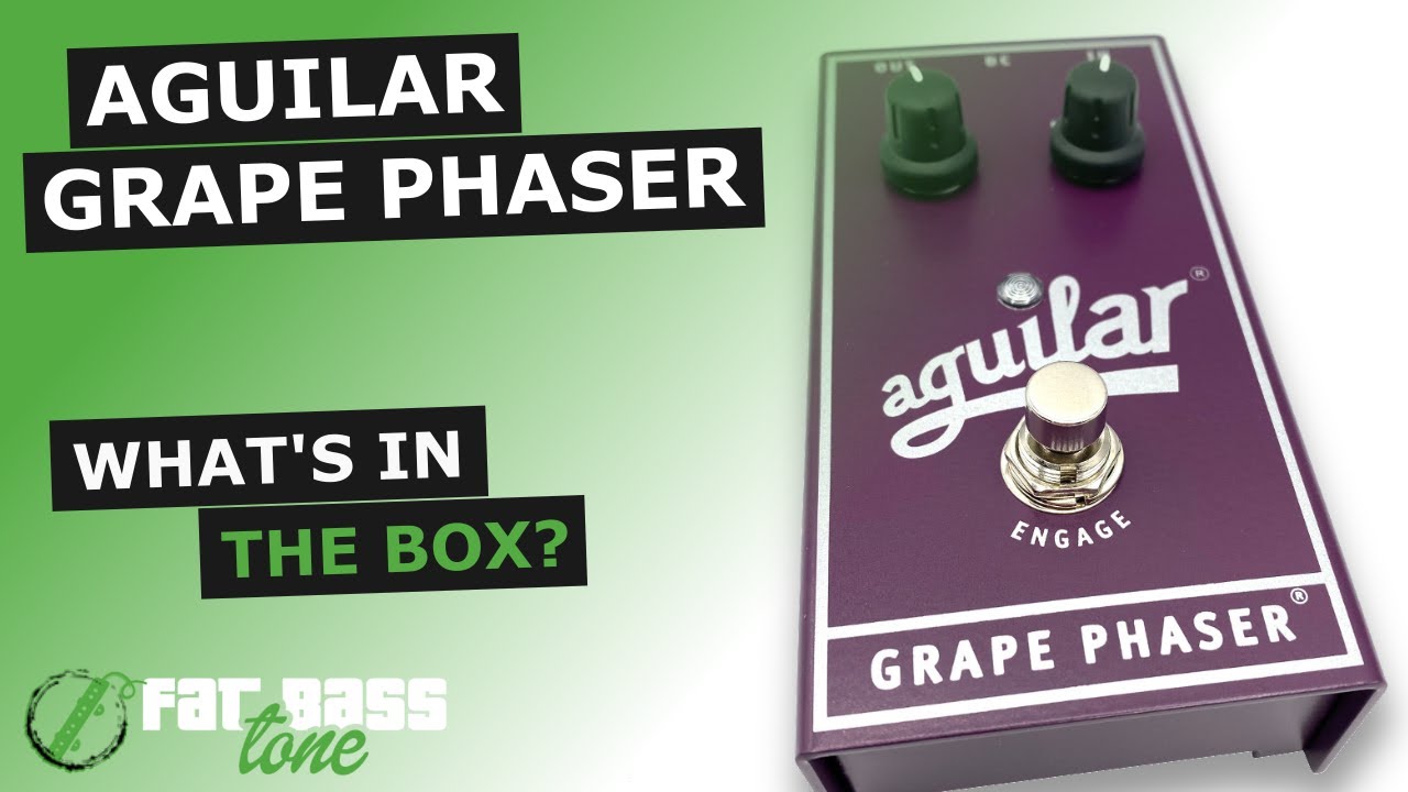 Aguilar Grape Phaser Bass Pedal: What’s In The Box (A Close-Up Look)