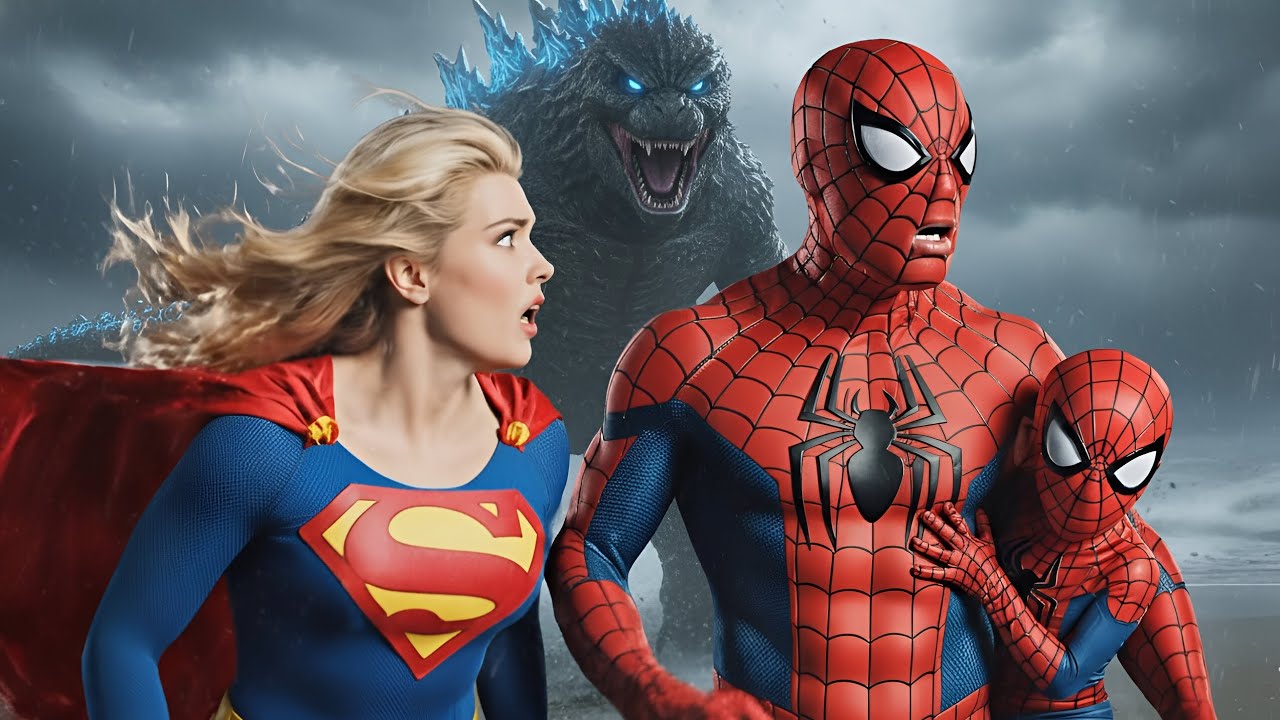  What Did Godzilla Do to Spider- Girl and Spider- Man | Spider-Man vs Godzilla 🕷️🦖 | Epic Battle 