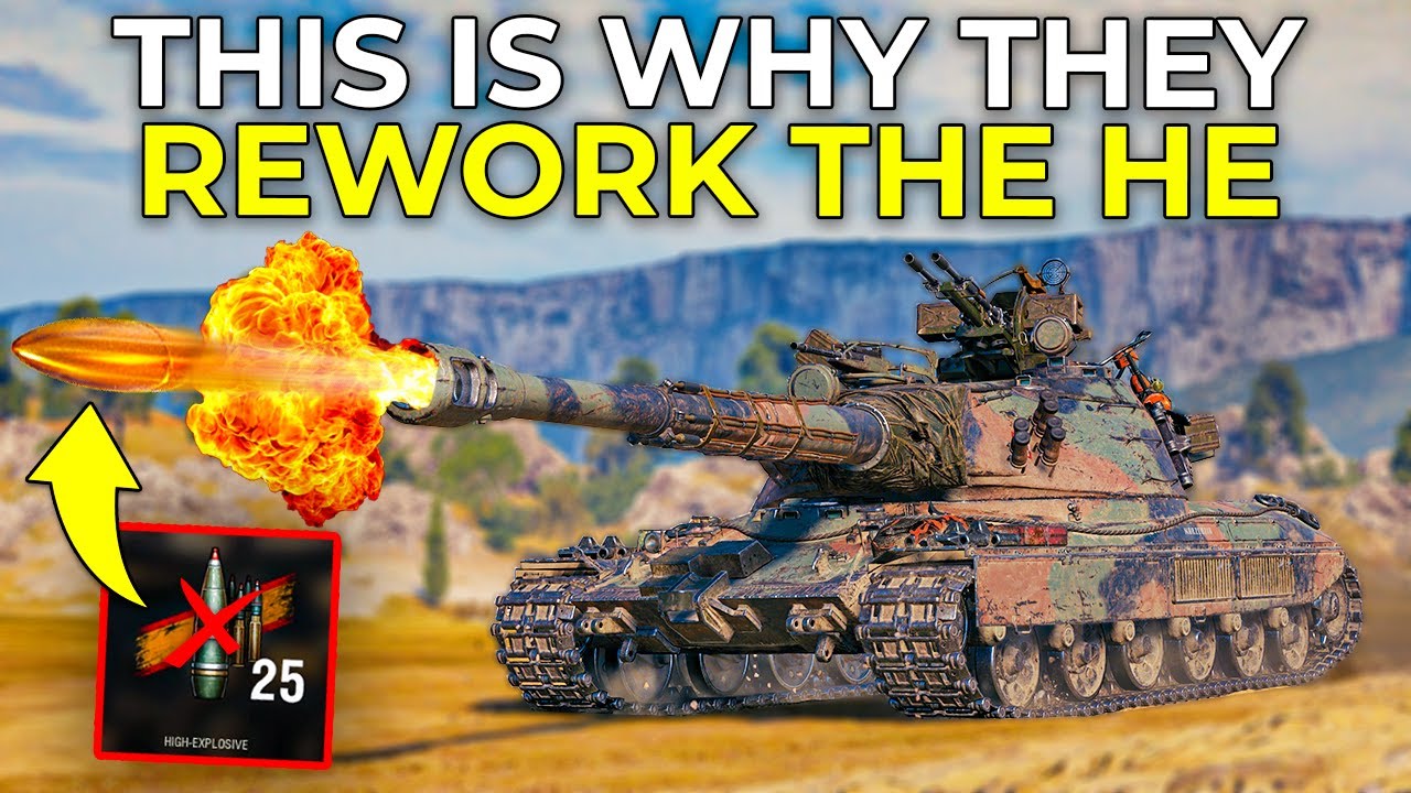 Full HE 60TP is the Reason for HE Changes? | World of Tanks 60TP Gameplay