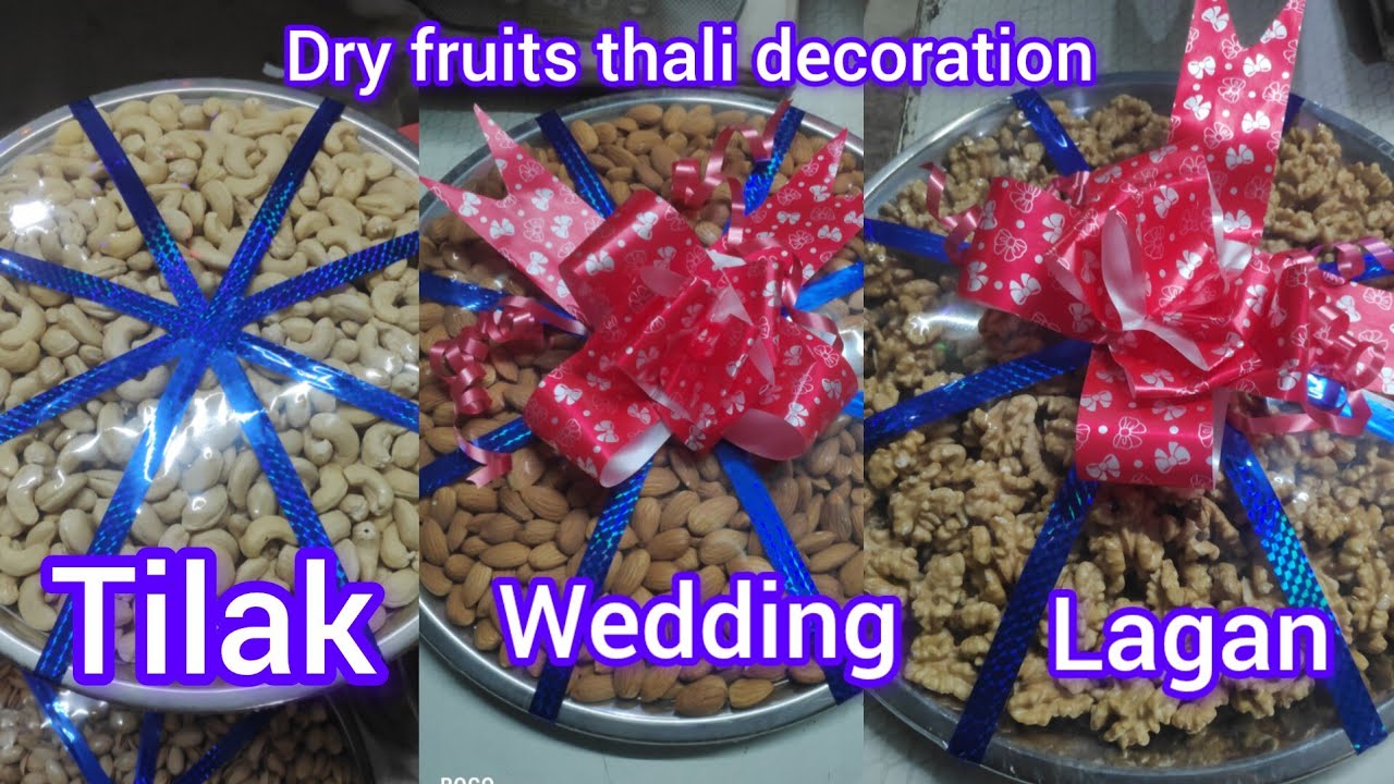 Dry fruits packing 👌| thali decoration | dry fruits thali | RDF Official | #dryfruits #video