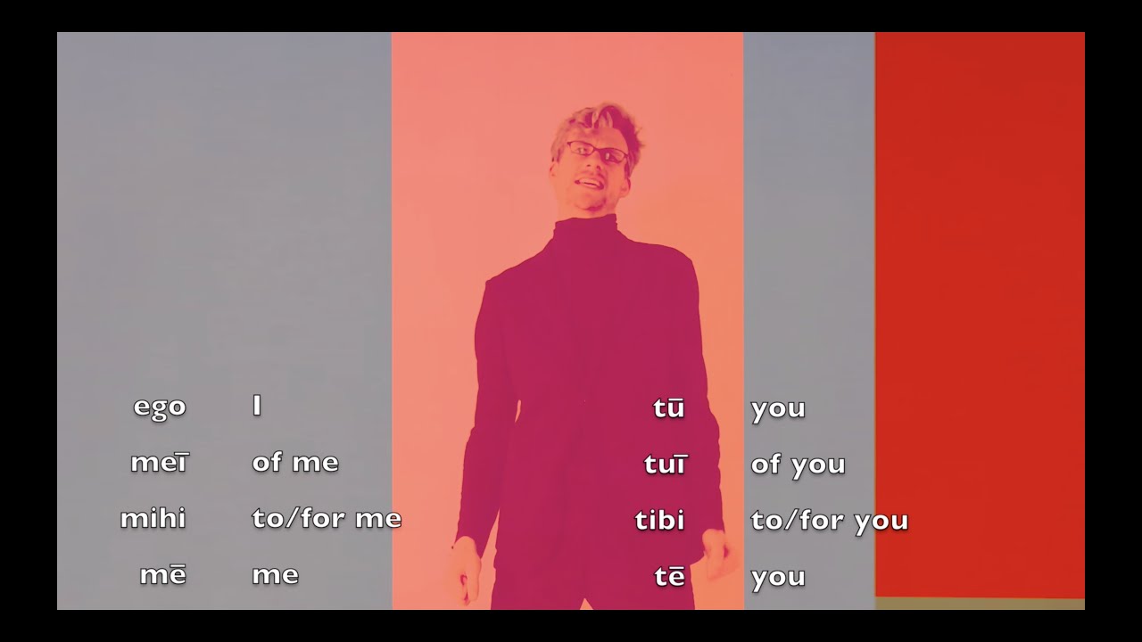Latin Personal Pronoun Song (ego, tū, nōs, vōs)