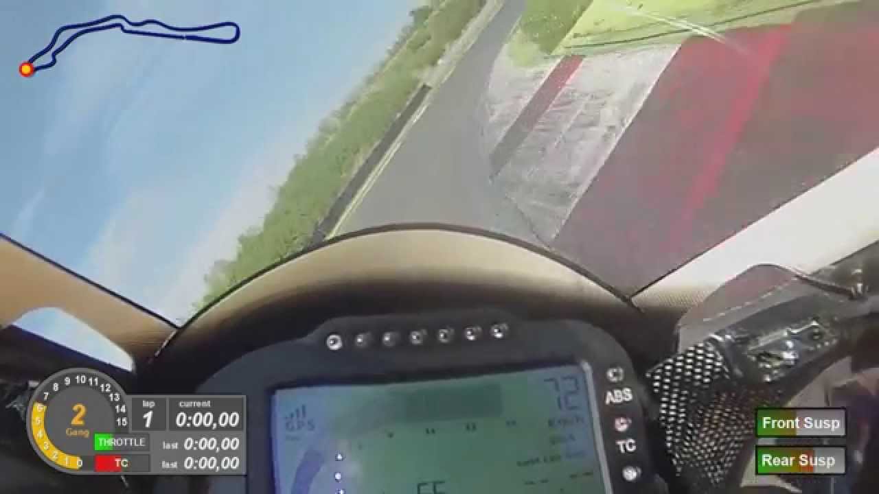 Autodromo Most 3 Runden mit S1000RR inkl. Telemetrie