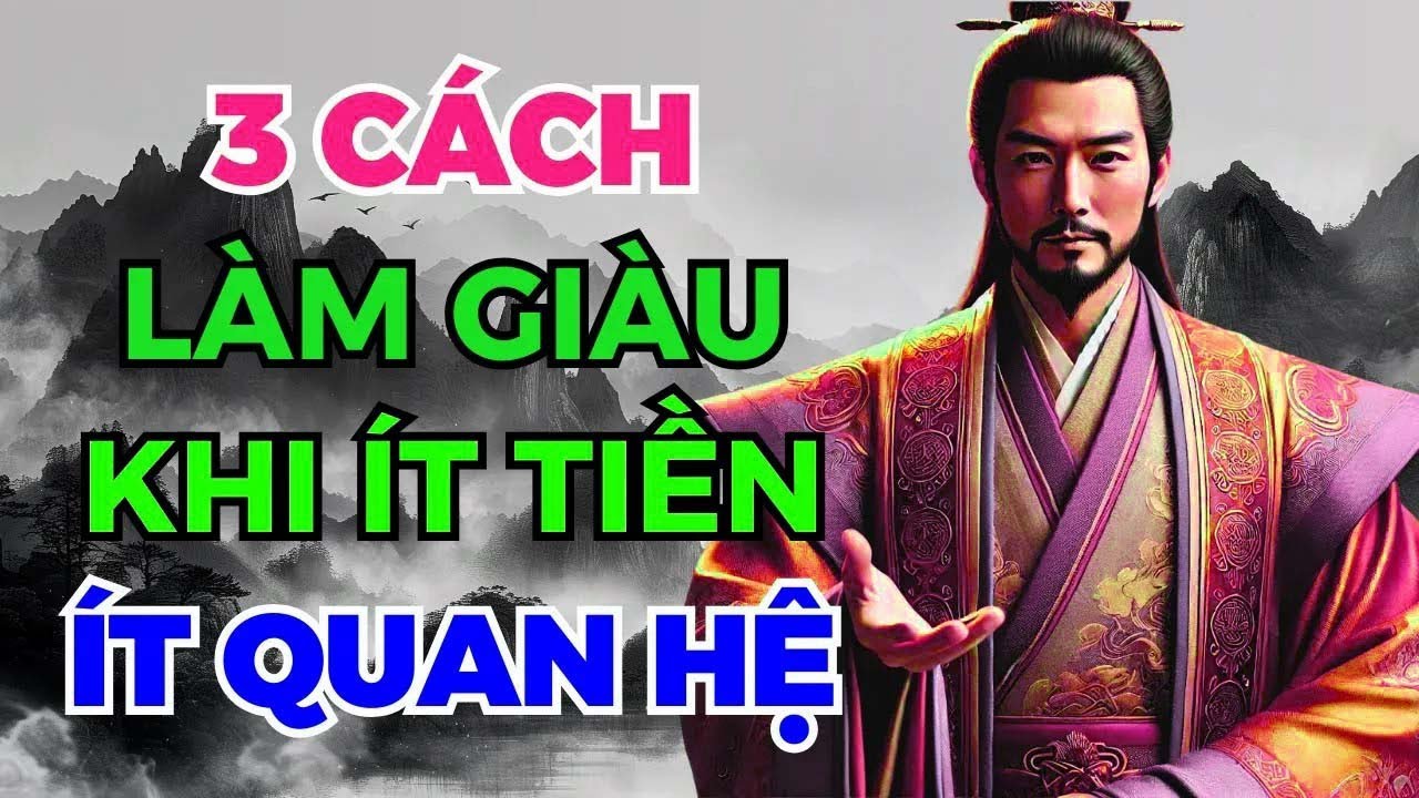 Cổ Nhân Dạy   3 Cách Làm Giàu Khi Ít Tiền Ít Quan Hệ   Tríết lý cuộc sống