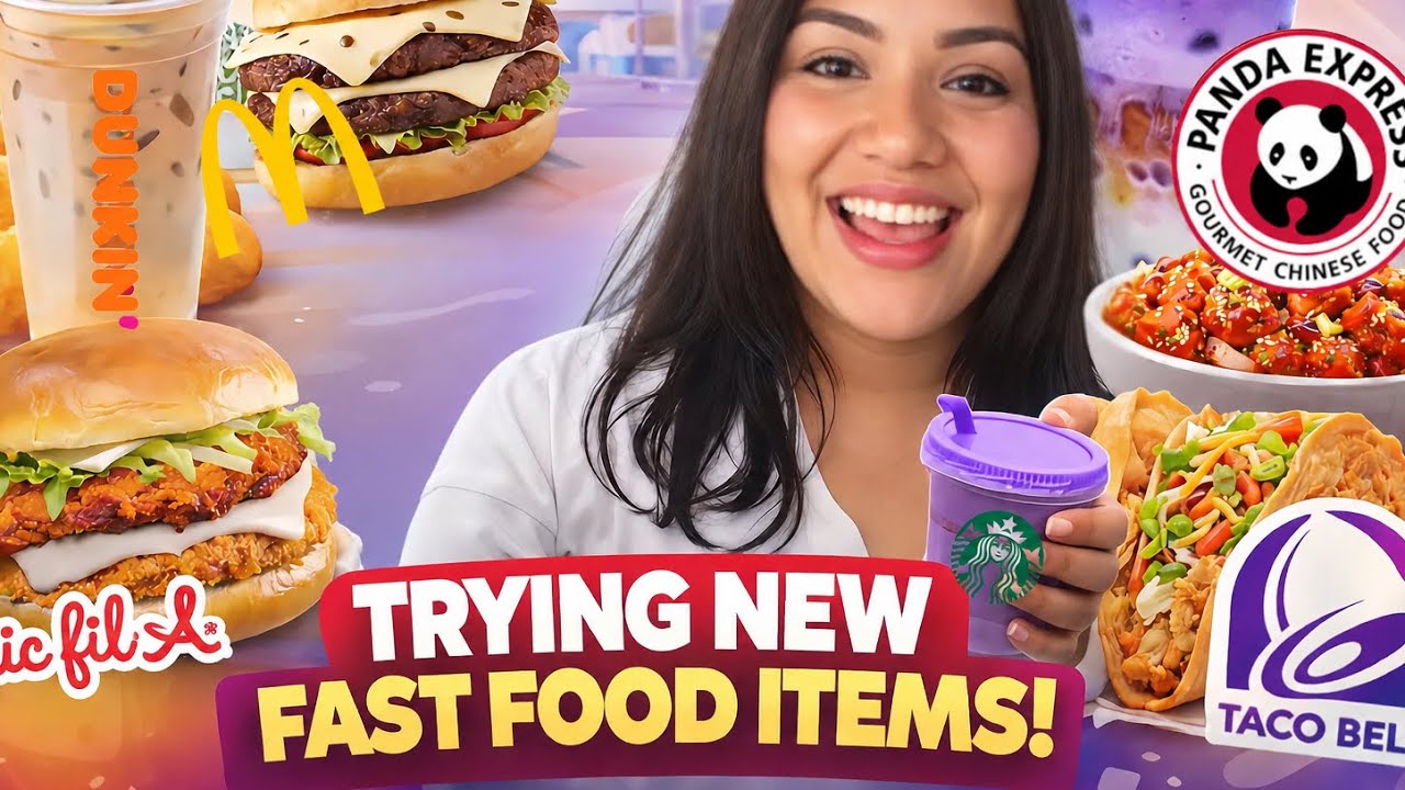 TRYING NEW FAST FOOD ITEMS | Spring 2026