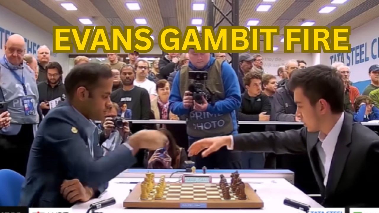 Fire on the Board! Arjun Erigaisi vs Nodirbek Abdusattorov – Evans Gambit Battle