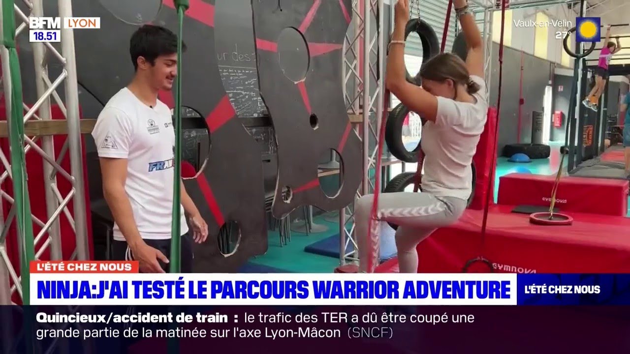 Ninja : BFM Lyon a testé le parcours Warrior Adventure