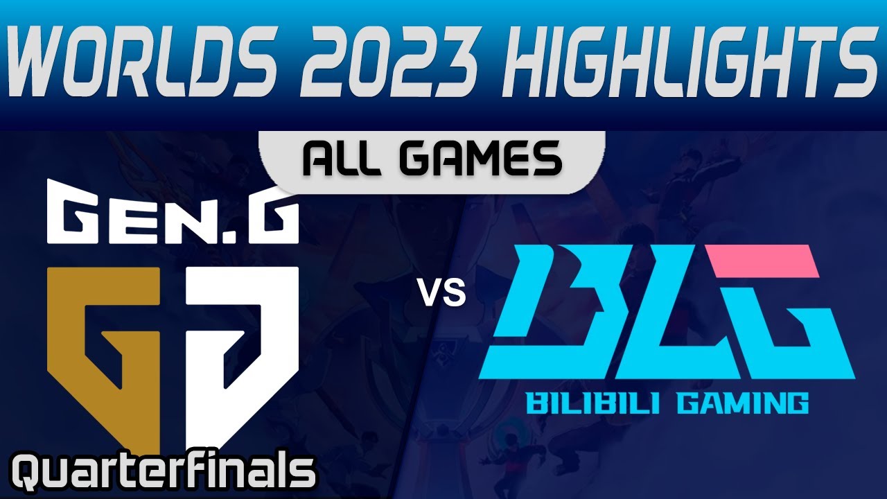 Battle for Glory: Gen G vs Bilibili Gaming Worlds Playoffs