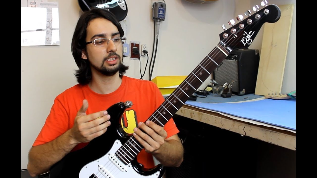 Customização: Guitarra simples, peças top e nobres sentimentos - Luth. Brunelli